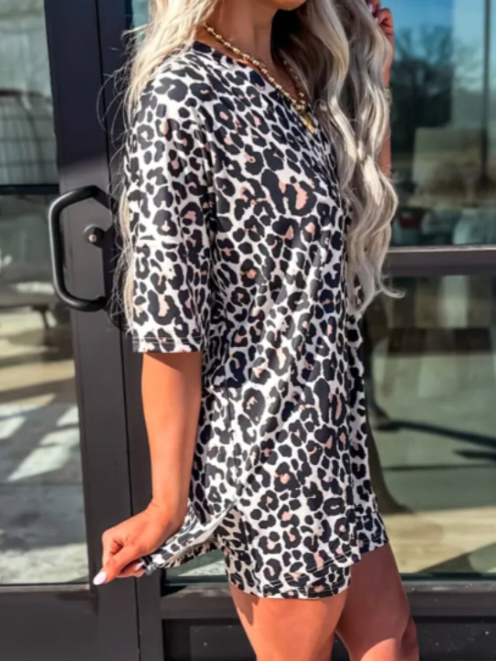 Jess Lea Leopard Biker Set Bird & Co